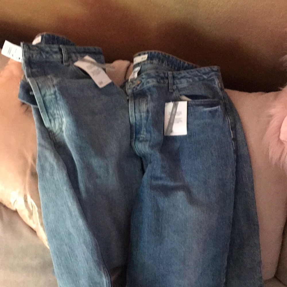 Authentic straight leg jeans